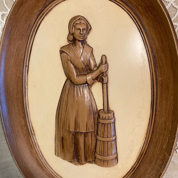 Vintage Pilgrim Plaques Ornate Frames - Picture 2 of 16